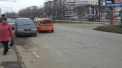 Pe contrasens fara pic de jena. Cum a fost filmata masina unei banci din capitala. VIDEO