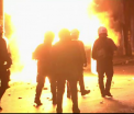 Proteste in Grecia. Anarhistii au atacat cu pietre si cocktailuri Molotov fortele de politie, in centrul Atenei