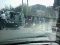 Strivita de un troleibuz. O femeie din capitala, in stare grava la spital. FOTO