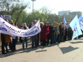 Protestul profesorilor: Sute de dascali manifesta in fata Guvernului: " Intram in greva generala"