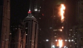 Incendiu la un alt zgarie-nori din Dubai, Tiger Tower, care se afla la doar o strada de turnul care a ars recent - FOTO