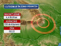 CUTREMUR cu magnitudinea de 4,4 in Vrancea. Seismul a fost RESIMTIT si in Moldova