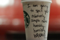 Topul celor mai haioase nume scrise gresit pe paharele de la Starbucks