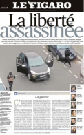 "Libertatea este asasinata", "Atac impotriva democratiei" sau "Barbarie". Presa europeana, dupa atentatul terorist din Paris