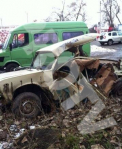 VIDEO. Accident CUMPLIT pe calea ferata din Varnita. Un tren a lovit in plin  o masina: Sunt MORTI