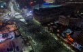 45.000 de oameni au protestat in Capitala fata de Gratiere. Au "vizitat" CNA, Ministerul Justitiei si s-au oprit la Guvern