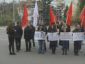 Socialistii au protest in fata Parlamentului. Ce i-a nemultumit
