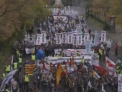Protestele continua in Spania! Mii de lucratori din sanatate au marsaluit in halate albe