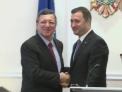 "Republica Moldova este parte din familia europeana". Ce a discutat Barroso cu oficialii de la Chisinau