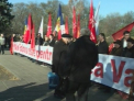 Intampinat cu fast, dar si cu proteste si nemultumiri! Vizita lui Barroso, marcata de incidente