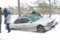 Moldova, acoperita de zapada! Circulatia pe drumurile nationale - infernala, accidentele - de nelipsit