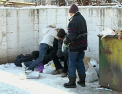 Gerul a ucis un om la Edinet! Cum au indurat oamenii strazii cea mai rece noapte din decembrie