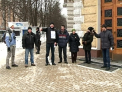 Pizzeria a scos din nou oamenii in strada. Ce i-a nemultumit de aceasta data pe protestatari