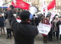 Comunistii au cerut, din nou, demiterea lui Zubco. Nu au lipsit contramanifestantii