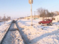 Automobil LOVIT DE TREN la Drochia! Un barbat, mort pe loc