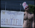 Protest in pielea goala la San Francisco. Ce i-a nemultumit pe americani