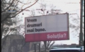 Panouri cu iz electoral prin capitala