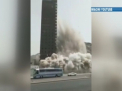O cladire aflata in constructie s-a prabusit pe neasteptate la Mecca, Arabia Saudita - VIDEO