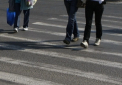 Loviti in plin de o masina pe o trecere de pietoni. Doi barbati din Chisinau, internati in spital