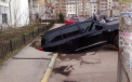 Imagini incredibile dintr-un oras rusesc. Zeci de masini sunt inghitite de cratere. GALERIE FOTO