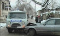 A intrat cu autoturismul direct intr-o masina plina cu politisti de la Scut