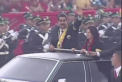 Protestau infuriati in timp ce presedintele defila cu limuzina. Nicolas Maduro investit cu scandal