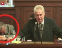L-a doborat somnul. Ministrul de externe din Cehia a adormit in timpul primului discurs al presedintelui