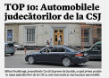 ZdG: Mihai Poalelungi, in topul judecatorilor de la CSJ cu cele mai multe si mai luxoase automobile