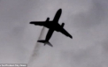 Un avion a aterizat de urgenta la Londra: motorul a luat foc din cauza unui stol de pasari