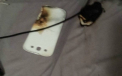 Un barbat sustine ca smartphone-ul sau a explodat in timp ce dormea. Foto