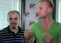 Jucatoru si trupa Sun Stroke project si-au prezentat noua lor piesa in studioul Pro Fm