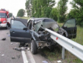 Doi moldoveni au murit intr-un accident terifiant produs in Ucraina. Masina a fost facuta praf