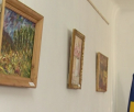 La expozitie doar cu vazutul. O pictorita din Varzaresti si-a expus tablourile. Vezi cat costa un tablou