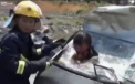 Accident socant in China. O femeie a supravietuit dupa ce a fost proiectata cu capul prin parbriz
