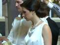 Lectie de stil! Cum s-au afisat mireasa lui Nicu Tarna si Liliana Palihovici la cununie - VIDEO
