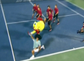 Novak Djokovic a demonstrat din nou ca este este omul distractiei! Uite cum s-a dat in spectacol