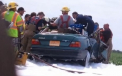 Cei care au asistat la acest accident cred ca un inger a salvat viata soferitei. "Noi l-am vazut!"