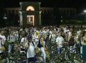 Noapte alba in capitala, unde zeci de biciclisti au marsaluit pe strazi: Au avut si un dress-code