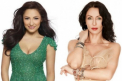 Cine a purtat-o mai bine? Andra si Mihaela Radulescu, in aceeasi rochie super decoltata

