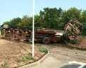 Accident la intrarea in Chisinau. O autocisterna s-a RASTURNAT in apropierea unei benzinarii