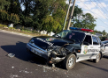 VIDEO. O masina a Intreprinderii de Stat Servicii Paza, implicata intr-un accident rutier