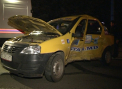 Un taxi a fost facut zob de un Mercedes: S-a intamplat pe bd. Moscovei. O persoana la spital