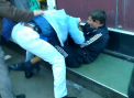 VIDEO revoltator. John Onoje se bate cu un individ la Piata Centrala