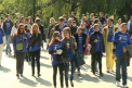 Zeci de oameni s-au adunat in Parcul Valea Morilor pentru o promenada colectiva. Ce i-a unit