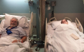 A stat langa sotie in spital pana s-a imbolnavit si el. Povestea lor i-a impresionat pe americani