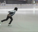 Unica patinatoare profesionista din Moldova are zece ani