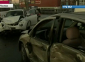 Carambol pe o autostrada din Moscova: Peste 30 de masini s-au ciocnit in lant