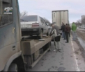 Ghinion pe soseaua Balcani: Strivit de o masina dupa ce si-a tras TIR-ul pe dreapta