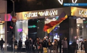 Zeci de moldoveni au protestat la Bucuresti in fata postului de televiziune B1: "O mizerie de om"