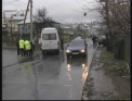 A zburat cu masina in gradina